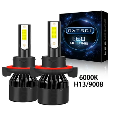 H13/9008 LED Headlight Bulbs Hi/Lo Beam 6500K for Ford F-150 2004-2014 Headlights,c9