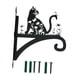 thumbnail image 2 of Percha de metal para pared con tornillos, diseño de animales, ideal para patio y porche. Gato, 2 of 9