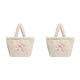 thumbnail image 1 of Bolso Hombro Felpa para Mujer Mano Informal Con Lazo Peludo Compras Suave (Beige), 1 of 8