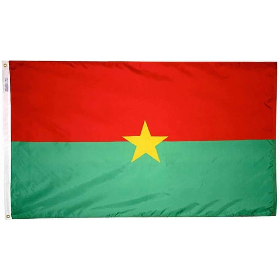 Burkina Faso - 3'X5' Nylon Flag