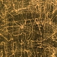 thumbnail image 1 of Ahgly Company Indoor Square Abstract Orange Modern Area Rugs, 7' Square, 1 of 4