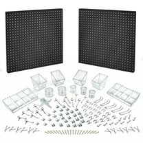 125-Piece Pegboard Organizer Kit (2 - 24"x24")