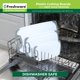 thumbnail image 5 of Freshware Cutting Board with Juice Grooves, Reversible, BPA-Free, Non-Porous, Dishwasher Safe, Kitchen, Set of 3, 5 of 9