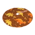 thumbnail image 2 of Kll Dinosaurs And Leaves Christmas Tree Skirt 48",Party Decorations Farmhouse For Christmas Decorations Holiday Party, 2 of 8