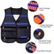 thumbnail image 2 of Conjunto de 2 chalecos tácticos Conjunto de élite, chaleco para niños, chaleco táctico, conjunto de accesorios Chaleco táctico para niños con paquete de recarga de 80 dardos para pistolas N-Strike Adepaton LN-2047, 2 of 5