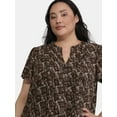 thumbnail image 4 of Terra & Sky Women’s Plus Pintuck Dress, Sizes 0X-5X, 4 of 4