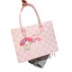 thumbnail image 4 of Bolso de mano Kulomi de gran capacidad Sanrio, nuevo bolso de almuerzo lindo Merlot para mujer, bolso de fieltro con forma de perro Yugui, 4 of 4