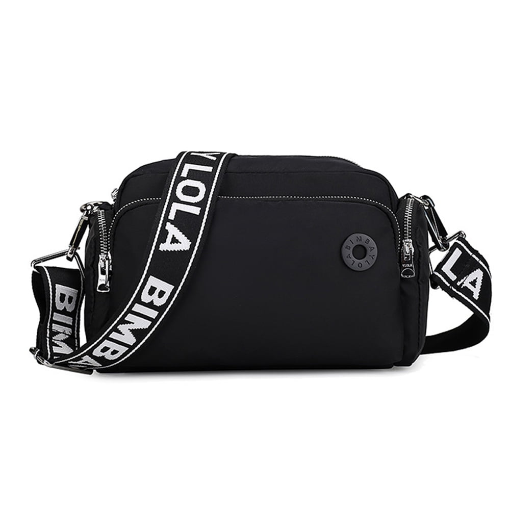 Crossbody Bag Nylon Messenger Shoulder Bag Luxury Handbags Round Logo