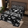 thumbnail image 2 of Erosebridal Vintage Moth Coverlet Set Twin, Boho Flower Butterfly Bedding Set, Gothic Style Decor, 2-Piece, 2 of 5