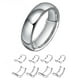 thumbnail image 1 of 8 Sizes Silicone Invisible Clear Ring Size Adjuster Resizer Loose Rings Reducer Ring Sizer Fit Any Rings Jewelry Tools, 1 of 5
