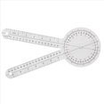 thumbnail image 3 of 6-Piece Goniometer 6/8/12 Inch Occupational Therapy Protractor Tool Measuring Angle Ruler Universal,6 x Goniometer,Transparent, 3 of 6
