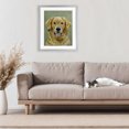 thumbnail image 3 of Stupell Industries Farmhouse Smiling Golden Retriever Portrait Gray Framed Print Under Glass, 17 x 21, by Lil' Rue, 3 of 8
