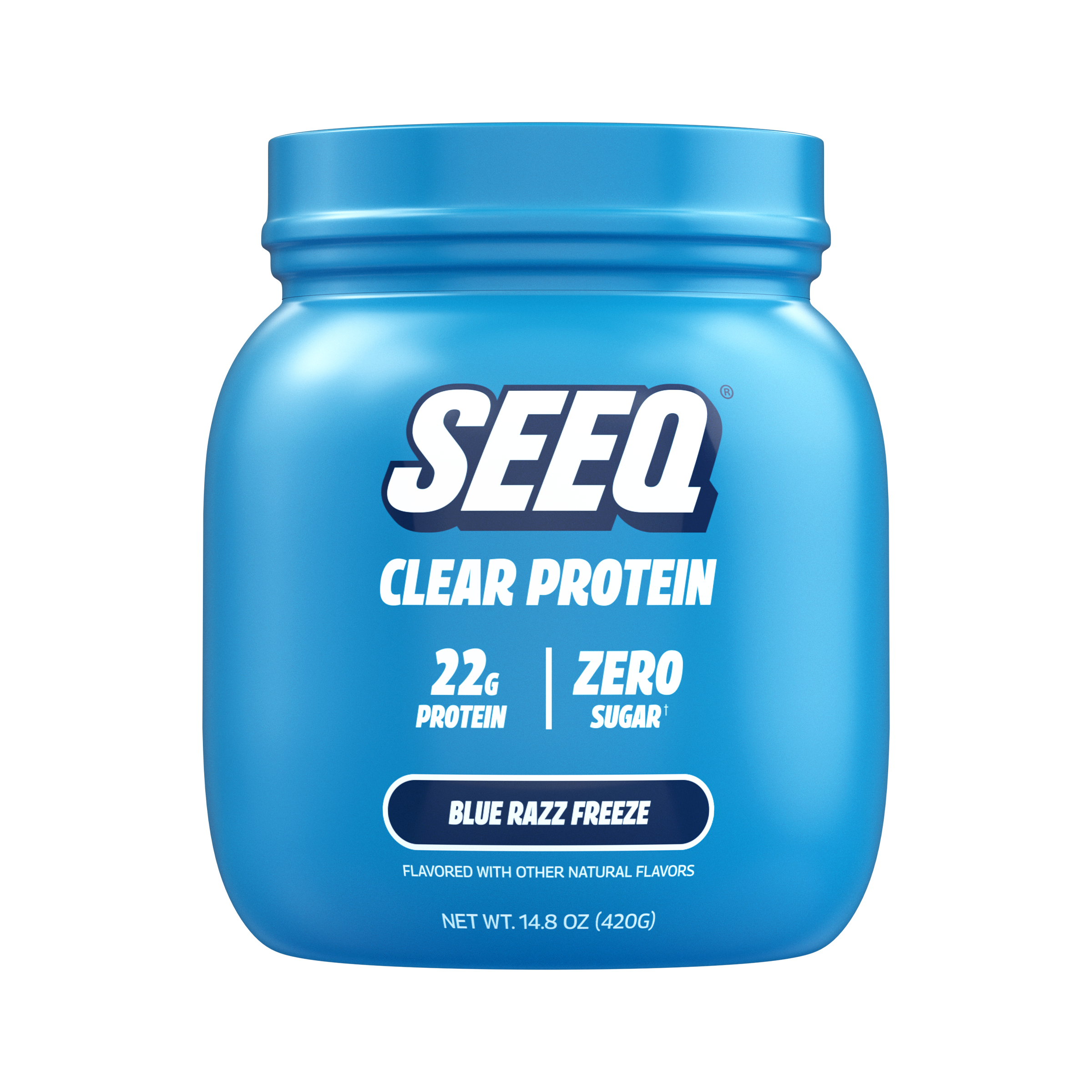 Seeq Clear Protein Powder - Blue Razz Freeze-15 Servings