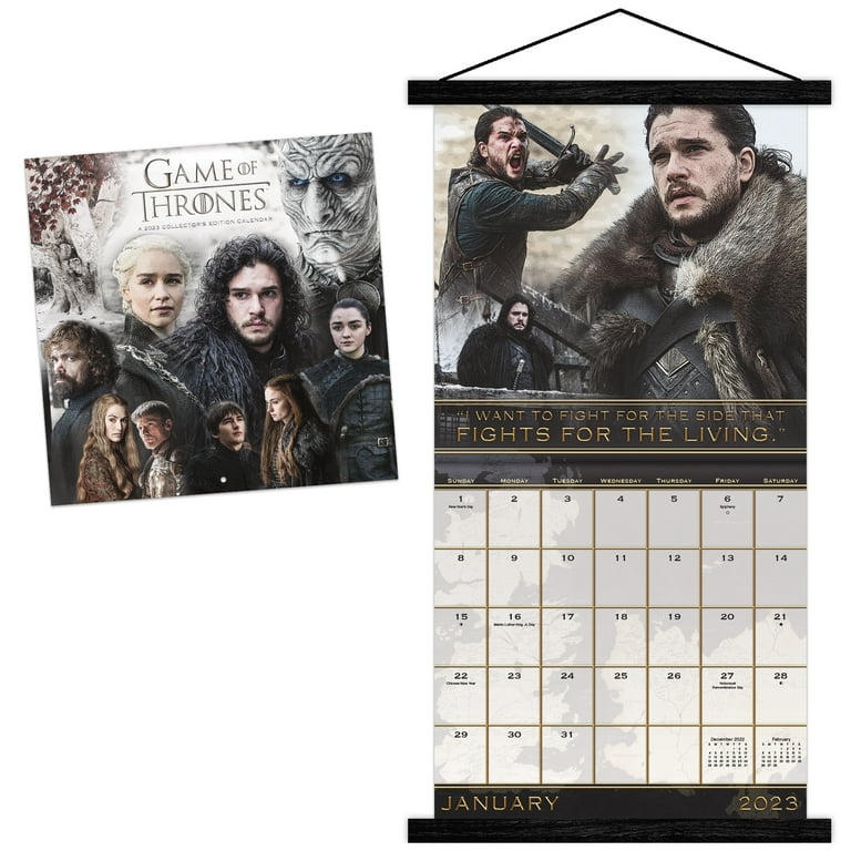 Trends International 2023 Game of Thrones Collector's Edition Calendar & Magnetic Frame - Walmart.com trends-international-2023-game-of-thrones-collector-s-edition-calendar-magnetic-frame-walmart-com