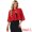 Red, variant on Women's Sequin Jackets Velvet Capelet Cocktail Sprakly Bolero Shrugs M Dark Green