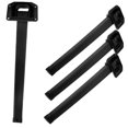 thumbnail image 4 of HEATSHAKING 4Pcs Portable Folding Table Legs Black Plastic for Home Office Desk Replacement, 4 of 8