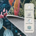 thumbnail image 4 of Alfombra Lahome Midnight Jungle Green, 244 x 305 cm, lavable, 4 of 9