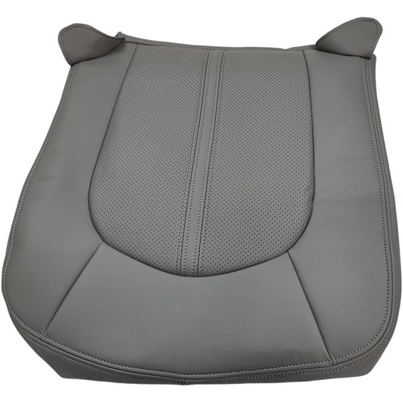 Front Driver Side Bottom Leather Seat Cover Gray Replacement for Cadillac CTS 2008-2013