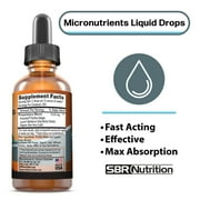 Micronutrients Liquid Drops | Electrolyte Concentrate, Rapid Rehydration | Fulvic & Humic Acid | for Energy, Low-Carb Keto, Vegan, Paleo Diet, Leg Cramp | Magnesium Sodium Potassium Zinc