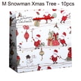 thumbnail image 2 of Zues 10Pcs/Set Beautiful Bright-colored Gift Bag Paper Creative Santa Claus Pattern Gift Pouch for Party, 2 of 7