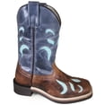 thumbnail image 1 of Bota vaquera azul / marrón encerada de Astrid para niños - Talla EE. UU.: 9 Smoky Mountain Boots 3089C-9R, 1 of 1