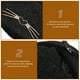 thumbnail image 3 of Bolso de mano pequeño y redondo de PU, estilo casual, con estampado de leopardo y orejas de gato, para niñas y mujeres (negro), 3 of 6
