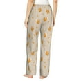 thumbnail image 3 of Uemuo Squirrel Animal Pattern Women's Wide Leg Palazzo Lounge Pants with Pockets Light Weight Loose Comfy Casual Pajama Pants-X-Large, 3 of 9