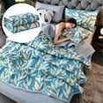 thumbnail image 2 of Yeetfub Clearance Double Sided Cooling Blanket for Hot Sleepers Cooling Bed Pad for Hot Sleepers Stay Cool and Comfortable All Night Long Cotton Summer Blanket, 2 of 7