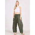 thumbnail image 2 of utcoco Womens Casual Loose Fit Pants Drawstring Wide Leg Harem Pants, 2 of 4