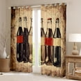 thumbnail image 3 of Homewish Vintage Cola Black Out Curtains for Kids, Retro Cola Bottle Curtains Pack of 2 (42x63 Each), Summer Holiday Party Bedroom Curtains, Living Room Curtains Decor, 3 of 7