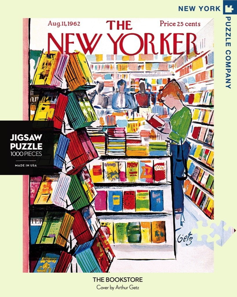 New York Puzzle Company - New Yorker The Bookstore - 1000 ...