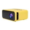 thumbnail image 3 of YT500 Mini Projector Portable Film Projector with Audio and Video/USB/Memory Card Interface 100-240V Yellow EU plug, 3 of 5