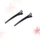 thumbnail image 2 of PTOOTP 12 pinzas para el pelo con diseño de pico de pato negro esmerilado, accesorios para el cabello para mujeres y niñas (negro), 2 of 8