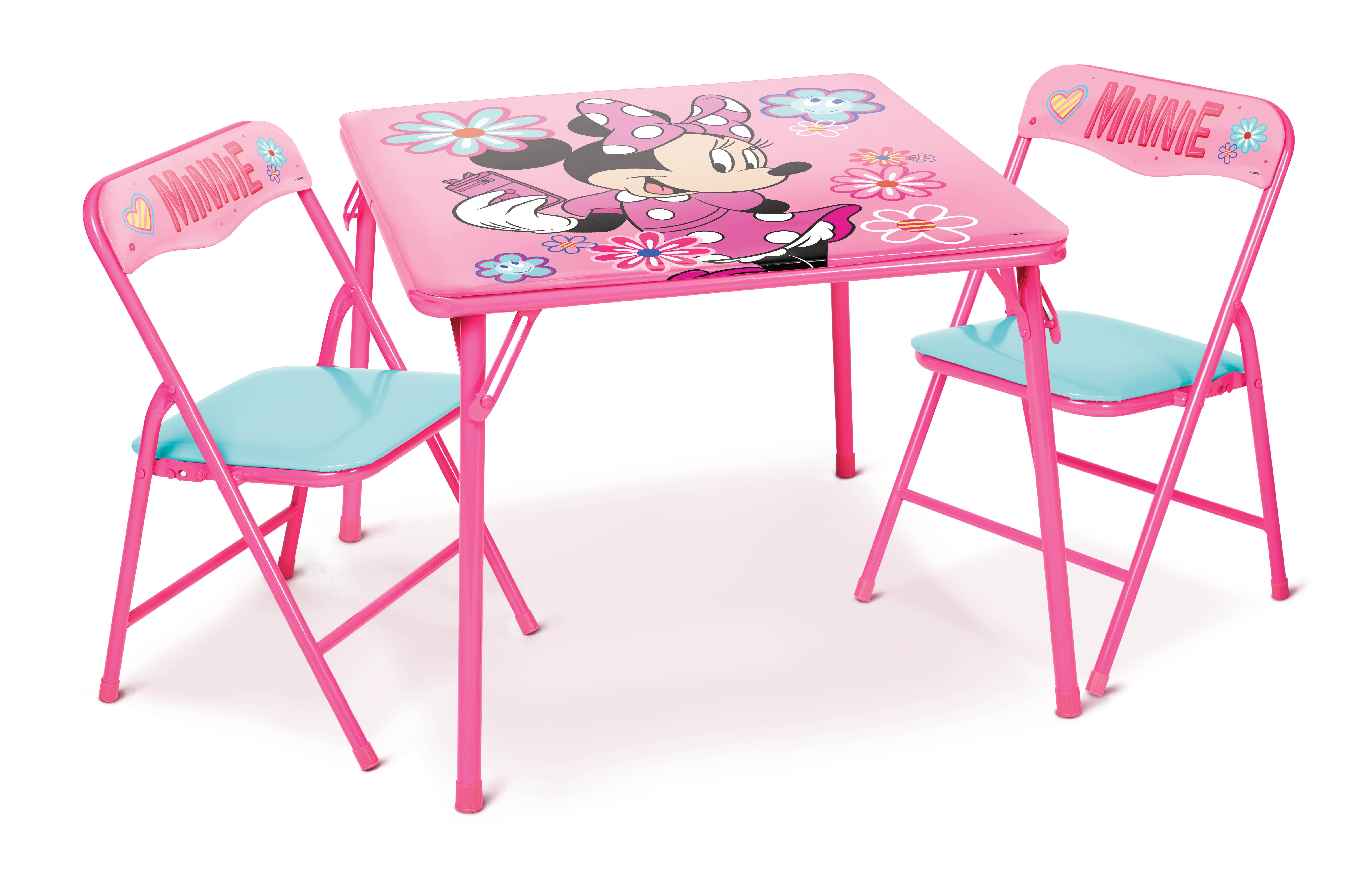 Kids Activity Desk Set Chair Seat Interactive Touch Learn Draw Write Sing Pink 