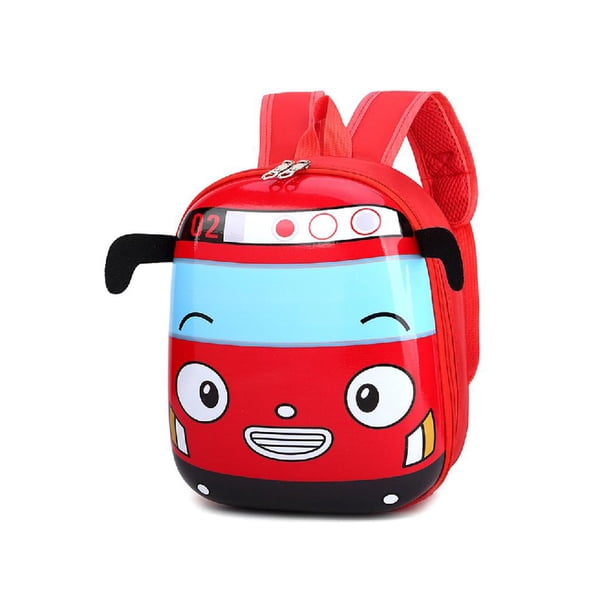 Bolsa Mochila de autobús de dibujos animados en 3D mochila escolar bonita para jardín de infantes mochila para niños y niñas Sywqhk Para Estrenar