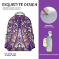 thumbnail image 5 of Paisley Gift Backpack for College - Waterproof Laptop Bookbag with Paisley Print, Stylish School Backpack for Teens & Adults, Durable Daily Bag, 5 of 6