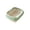 Green, variant on ICQOVD Semi Enclosed Cat Litter Box with Spray Proof Design Non Stick Easy Clean Pet Toilet for Kittens and Small Cats