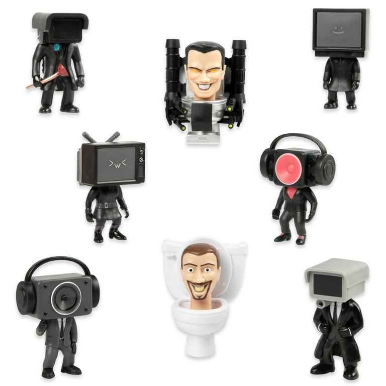 SKIBIDI TOILET ミステリーコレクターフィギュアフルセット8点 Skibidi Toilet Mystery Collector Series, 1 of 8 Characters