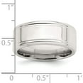 thumbnail image 5 of Sterling Silver Ss 8mm Polished Fancy Band Size 8.5 Made In United States qwb120-8.5, 5 of 5