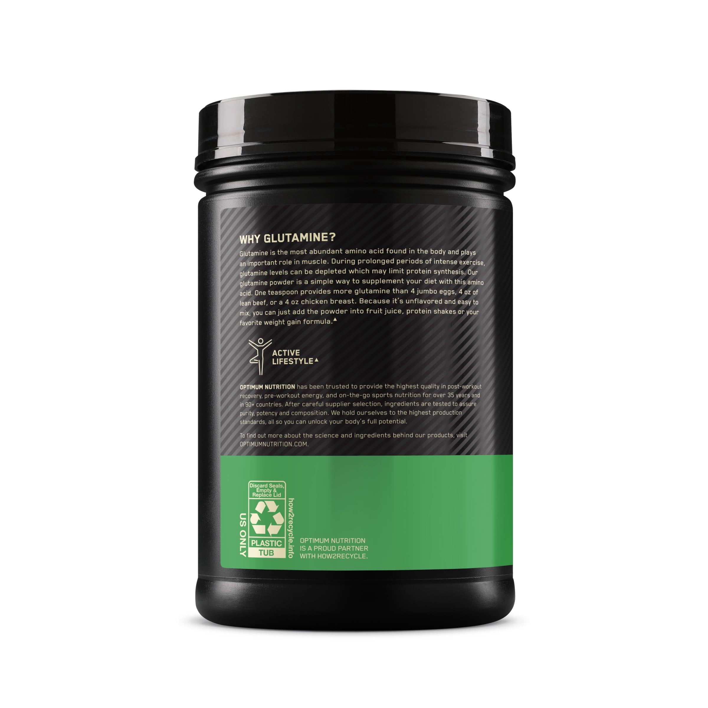 Optimum Nutrition Glutamine Powder, 194 Servings