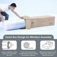 thumbnail image 5 of AENKYO Oversized Corduroy Chaise Lounge Chair – Extra Wide Cloud Couch Daybed with 3 Pillows, No Assembly, Deep Seat Sleeper Sofa for Living Room & Bedroom, Gray, 5 of 7