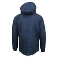 thumbnail image 2 of HoodLamb Men's Hemp Short Hooded Parka 420, Blue, Small, 2 of 2