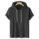 thumbnail image 1 of pstuiky Mangas cortas para hombre, Camiseta deportiva informal de manga corta con capucha y cuello redondo para hombre camisas casuales para hombre xl, 1 of 6