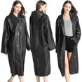thumbnail image 4 of Rain Ponchos for Adults Reusable, 2 Pcs Raincoats Emergency for Women Men with Hood and Drawstring, 4 of 7