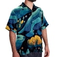 thumbnail image 2 of Platypus Men's Short Sleeve Poplin Shirt, Casual Printed Button Down, Summer Beach Hawaiian Shirts, Unisex, 2 of 6