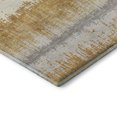 thumbnail image 3 of Addison Rugs Mayfield Premium Machine Washable Transitional Stripes Gold Rectangle Rug, 8' x 10', 3 of 6