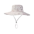 thumbnail image 4 of Cubo Sombrero Visera Yuyangstore Secado rápido Impermeable Plegable Verano Pesca Gorras Protección solar Sombrero para acampar Playa Mochilero Escalada Jardín Camuflaje amarillo estilo A Sombrero de pescador de ala ancha, 4 of 8