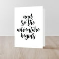 thumbnail image 4 of CafePress - And So The Adventure Begins Greeting Cards - Greeting Card, Blank Inside Matte, 4 of 4