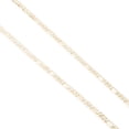 thumbnail image 3 of Cadena Figaro Ametrinaa 3x1 Bitono 5mm Unisex 60cm Chapa de Oro 18k, 3 of 5