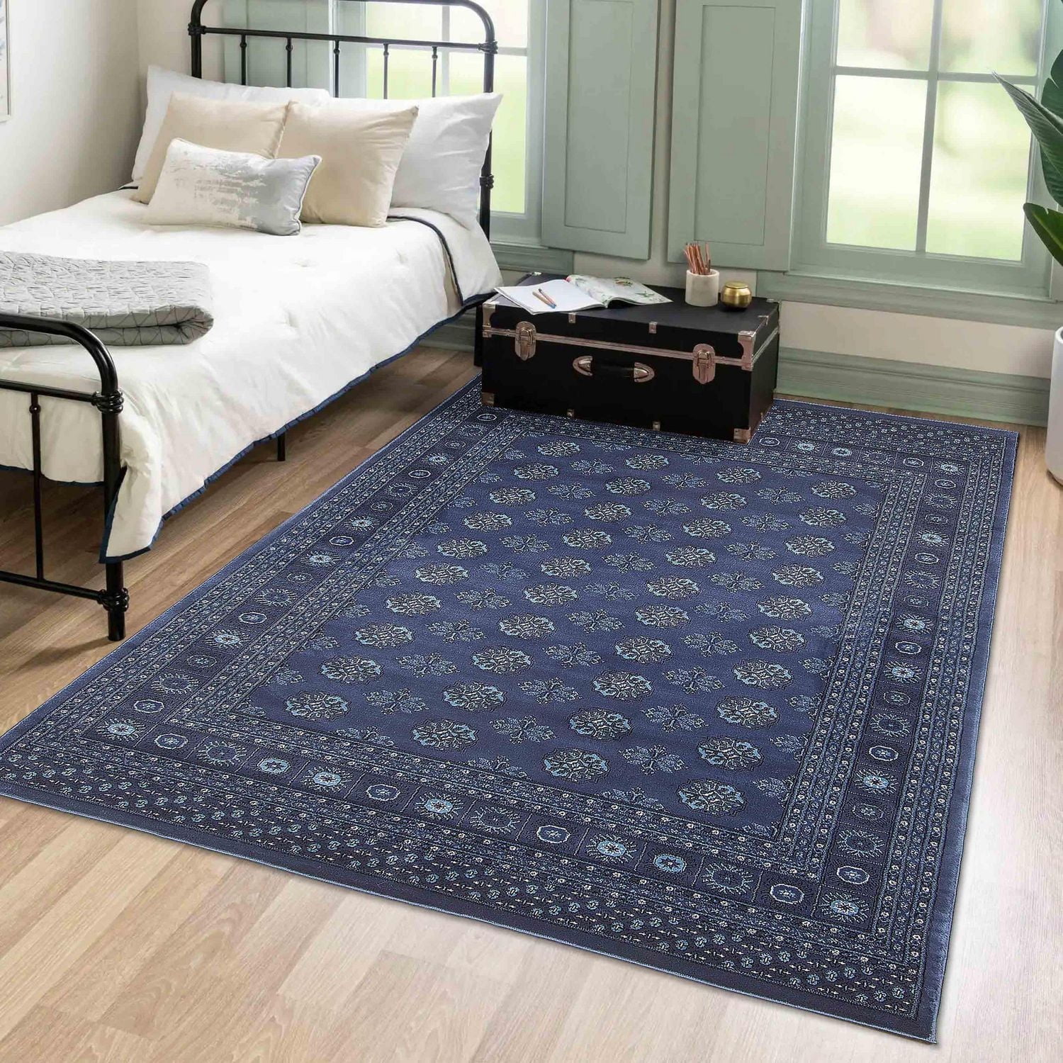 ECARPET Bokhara Oriental Area Rug for Living Room